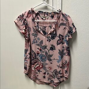 Floral Pink Blouse